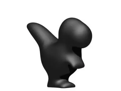 T-Rex Statue 3D print model