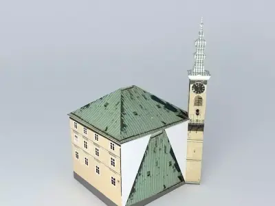 Hall Banská Štiavnica Free 3D model