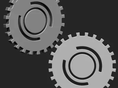 Steampunk Gears IMM Brush Pack 19 in One Vol 5 3D model