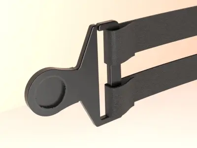 GOGGLES clear on table 3D model