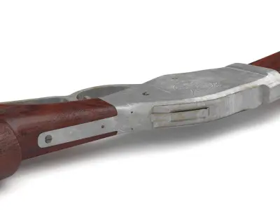 Shotgun Winchester 1887 3D model