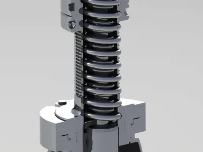 Valvula de Sobrepresion INOXPA - OVERFLOW VALVE 3D model