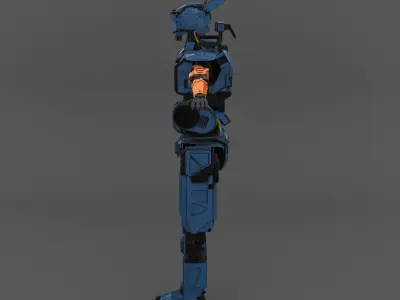 Chappie Textured 3D model