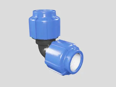 Compression fittings 3D model