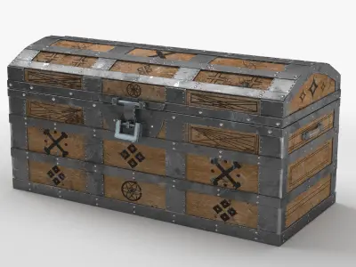 Treasure Chest - Ready for the Metaverse 3D model