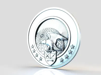 EAGLE AND THE WORLD 3D print model