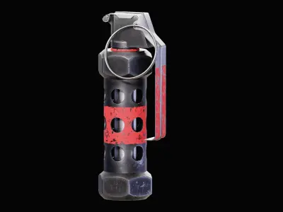 Game Ready Flashbang - Rigged PBR Low-poly 3D model