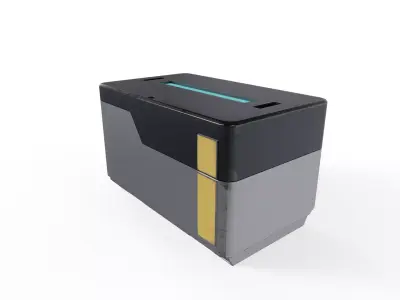 Sci-Fi Storage Loot Crate 01 - PBR Game Ready Low-poly 3D model