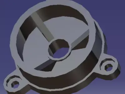 Chuck like circular mechanical part 3D model