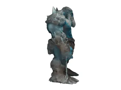 Frost Giant Monster Low-poly 3D model