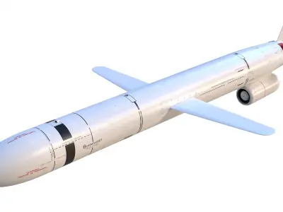 Kh-55 RKV-500 AS-15 Kent 3D model v2 3D model
