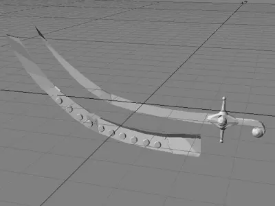 Sword - Arabic Saif 3D model