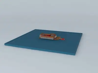 The Water City Free 3D model