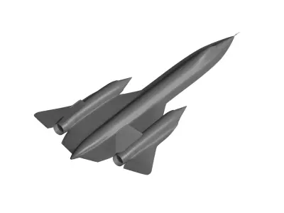 Lockheed SR-71 Blackbird 3D model