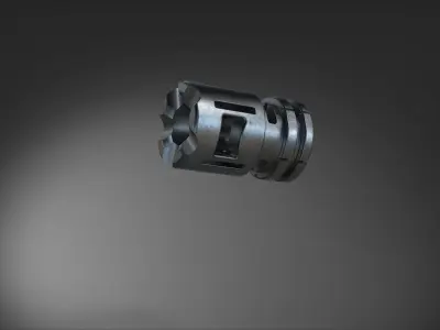muzzle brake vol15 3D model