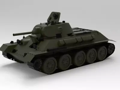T-34 tank 3D model