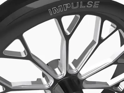 RC Components Impulse drag front wheel Low-poly 3D model