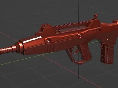 FFAR-1 from Call of Duty Cold War 3D Model Low-poly 3D model