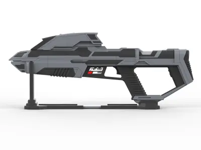 Starfleet Picard Rifle - Star Trek - Commercial - Printable 3D print model