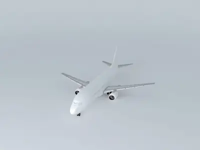 Template  Boeing 737 400 737 Classic Free 3D model