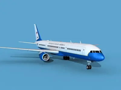 Boeing C-32A US Air Force 3D model