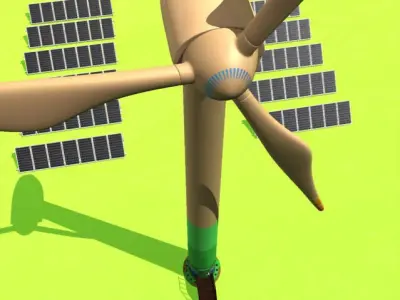 Green Energy 3D model