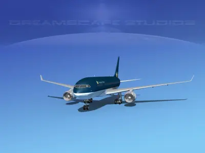 Boeing 787-8 Vietnam Airlines 3D model