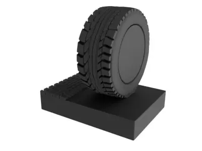 TIRE-WHEEL-TREAD tire 3D print model