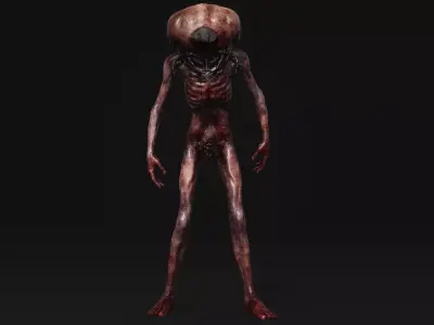 Mutant Tick - Horror Insects Collection Low-poly 3D model