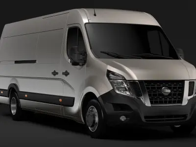 Nissan NV 400 L4H2 Van 2017 3D model