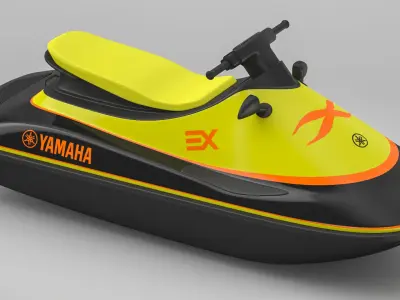 Jet Ski 02 3D model