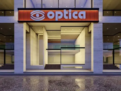 Commercial Building 3D Model 3D model