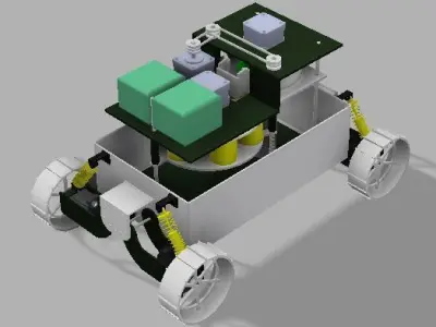 lunar sampling VEHICLE 3D model