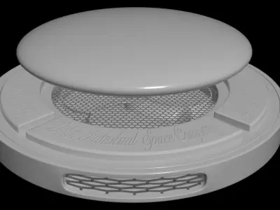 Wireless Induction Drone Charging Station  - Concept 3D model