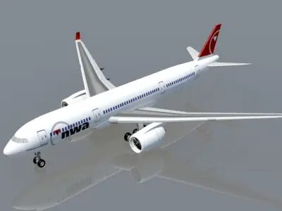 Airbus A350 XWB 3D model