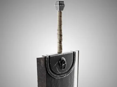 Berserk Guts sword 3D model