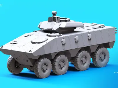 VBCI Armored Infantry Vehicle 3D model