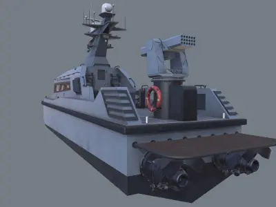 Inshore Patrol Vessel UAE 3D model