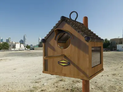 Nest House -  bird house 3D model