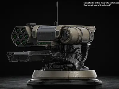 Defense Turret 3D model