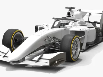 Formula 2 Dallara F2 Season 2020 3D model