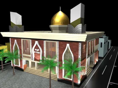 Mosque 3D model