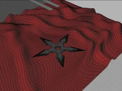 5 Point Shuriken 3D model