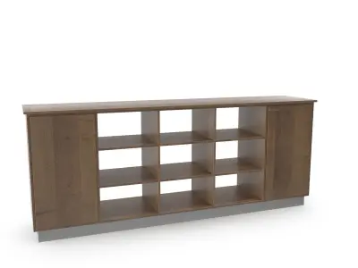 Cabinet of books A Free 3D model