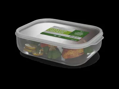 Dried meats Roasted Chicken Breast 3D model