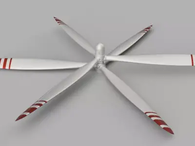 mechanical Fan 3 UAV drone propeller 3D model