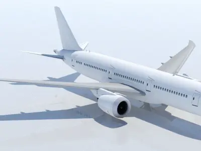B787 8 Dreamliner Low Poly Static  Low-poly 3D model