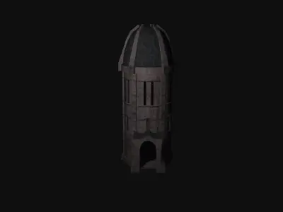 Gondor Tower Low-poly 3D model