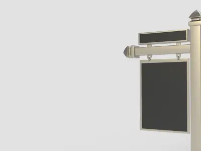 Realtor Sign 3D model