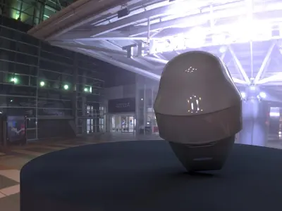 Daft Punk Thomas helmet 3D model 3D model